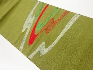 手織り紬霞模様織出し名古屋帯